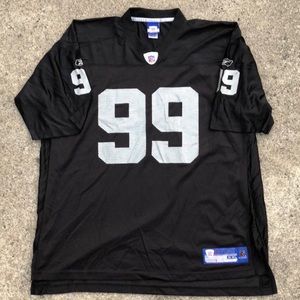 Vintage Reebok Warren Sapp Raiders Jersey